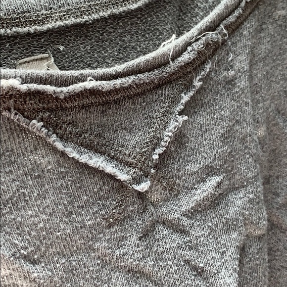 FP gray lace pullover - Picture 4 of 4